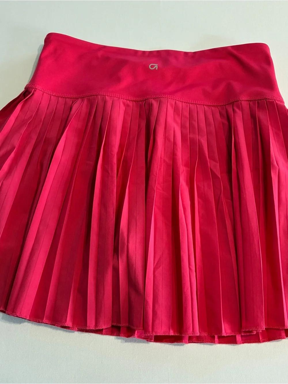 GapFit High-Rise Pleated Tennis Skirt Skort Pink Size Medium M - Picture 7 of 7